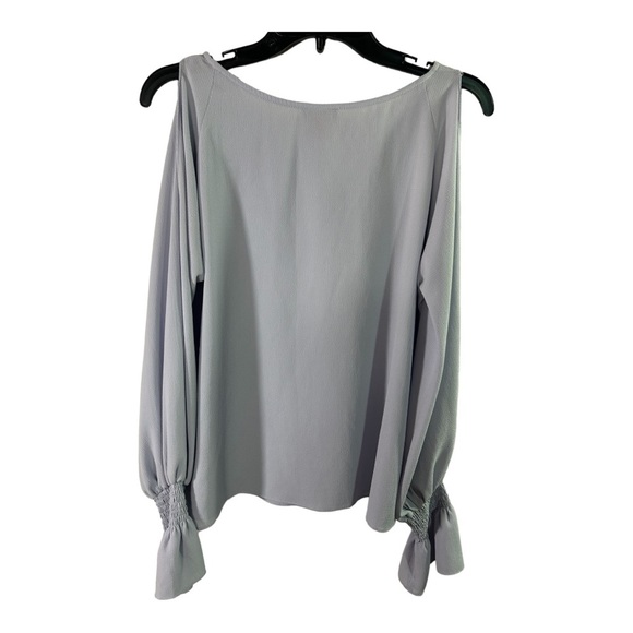 Vince Camuto Spring Romance Blouse Size Small Lilac Color P503 - Picture 2 of 7